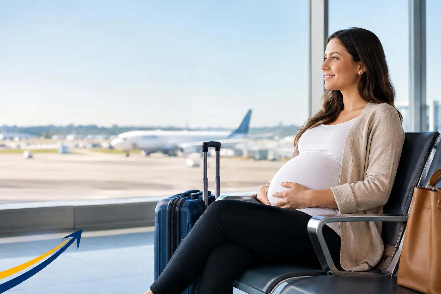 Grávidas podem viajar de avião? Cuidados necessários